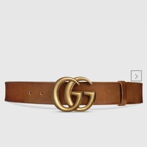 Authentic Double G Brown Gucci Belt